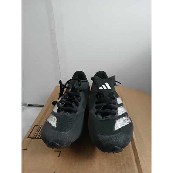 New w desfect adidas Uni Adizero Sprintstar Track,Blk/Zero Metallic/White-5 Men - Picture 3 of 6
